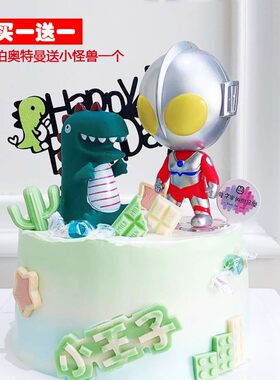 正版授权钢铁飞龙生日蛋糕