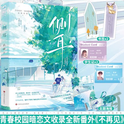 正版  侧耳 小说 木甜 1本完结+新番外 双向救赎久别重逢青春言情文学校园爱情暗恋文小说实体书籍