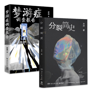 分裂简史+梦游症调查报告 共2册 方洋 著 带你触摸这个世界细思极恐的一面 疯子眼中的世界 脑洞故事 湖南文艺出版社