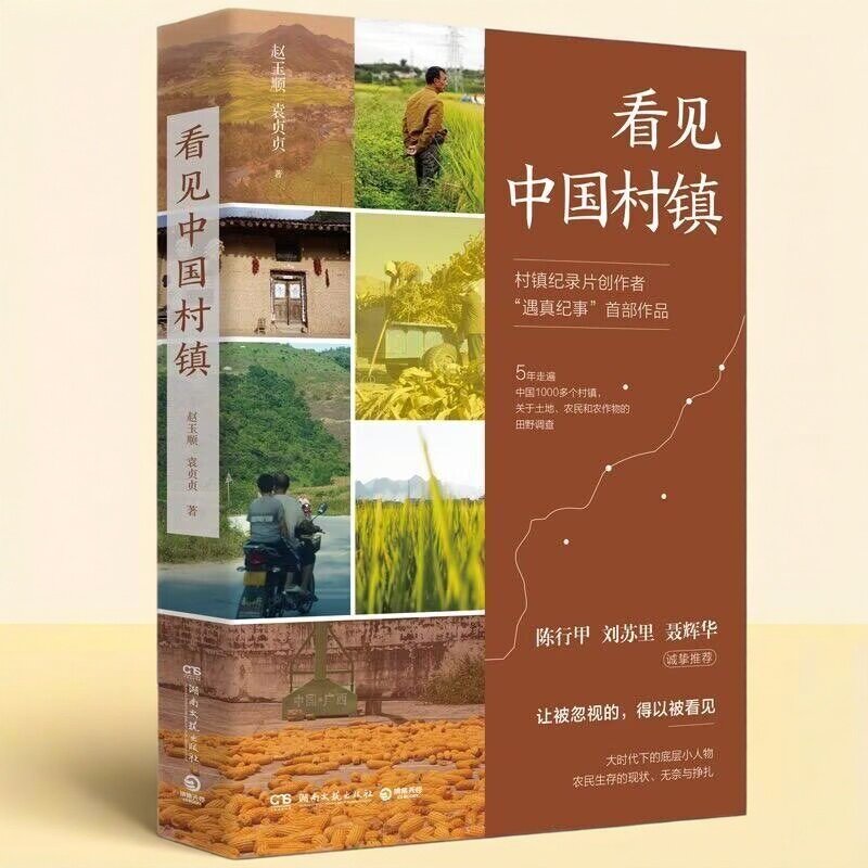 现货正版 看见中国村镇 关于中国村镇观察的社会纪实读物书 田野调查乡村社会研究纪实文学书 非虚构写作乡村发展 纪实摄影图片