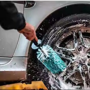 英国AF同款圣诞树轮毂刷Barrel brush长柄清洁刷可弯曲清洁胎铃