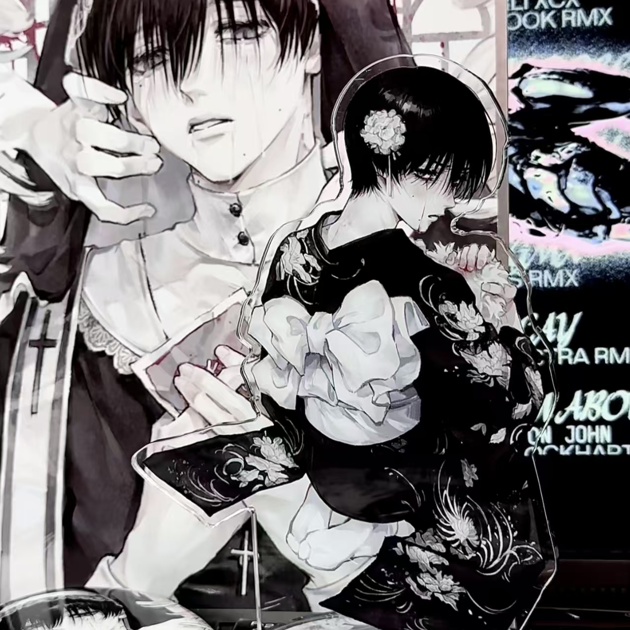 光死去的夏天椭圆吧唧同人立牌