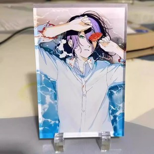 电锯人蕾塞篇特典亚克力砖立牌摆件海报炫彩二次元收藏纪念礼物