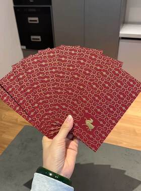 马年红包2026新款春节祝福艺术个性烫金红包压岁钱利是封动漫百货