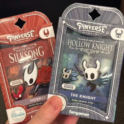 空洞骑士丝之歌限定周边金属徽章