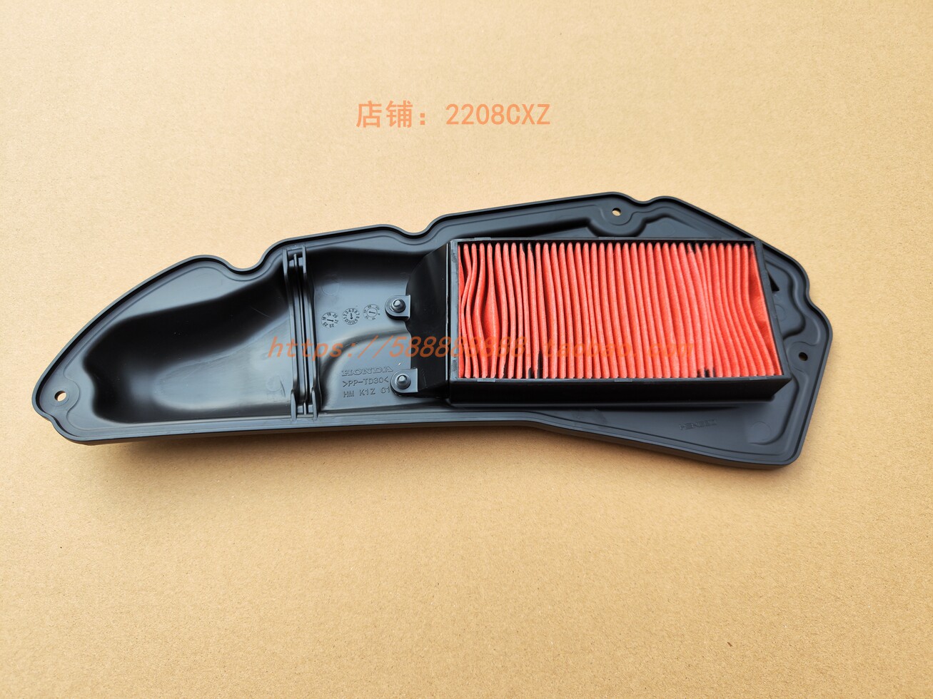 新大洲本田摩托车配件PCX160滤芯150T-2滤清器空滤芯原厂
