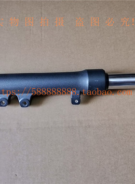 新大洲本田摩托车配件125T-23A、23B飞梦黑色碟刹左侧前减震器