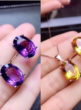 简单大方四爪鸟巢活口指环项链