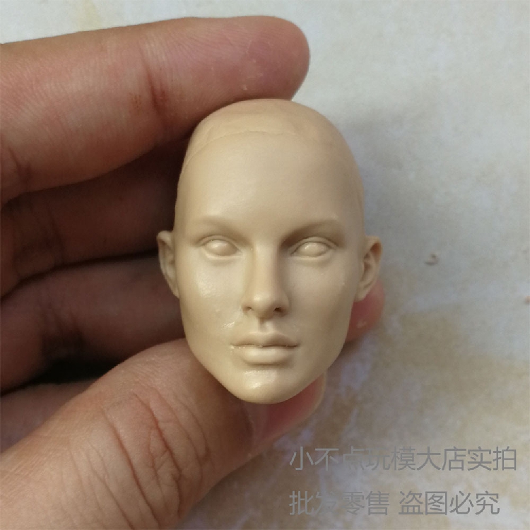 1/6 美女裸妆白模 娜塔莉波特曼头雕 黑天鹅 雷神女友 DIY植发