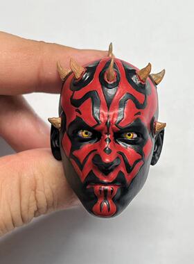 1/6 星球大战 Darth Maul 达斯摩尔 达斯魔 头雕 兵人配件