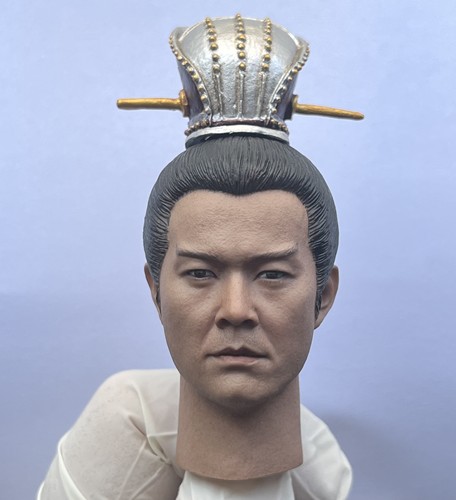 303TOYS 三国系列 周瑜 公瑾 头雕+发冠 带磁吸 1/6