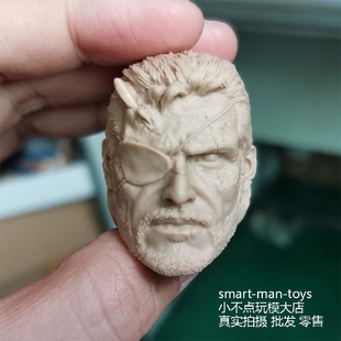 1/6 头雕 snake bigboss 合金装备5 幻痛 老蛇白模