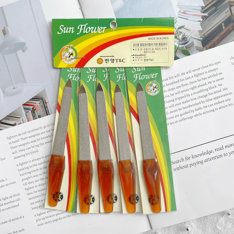 韩国进口美甲工具指甲锉打磨条