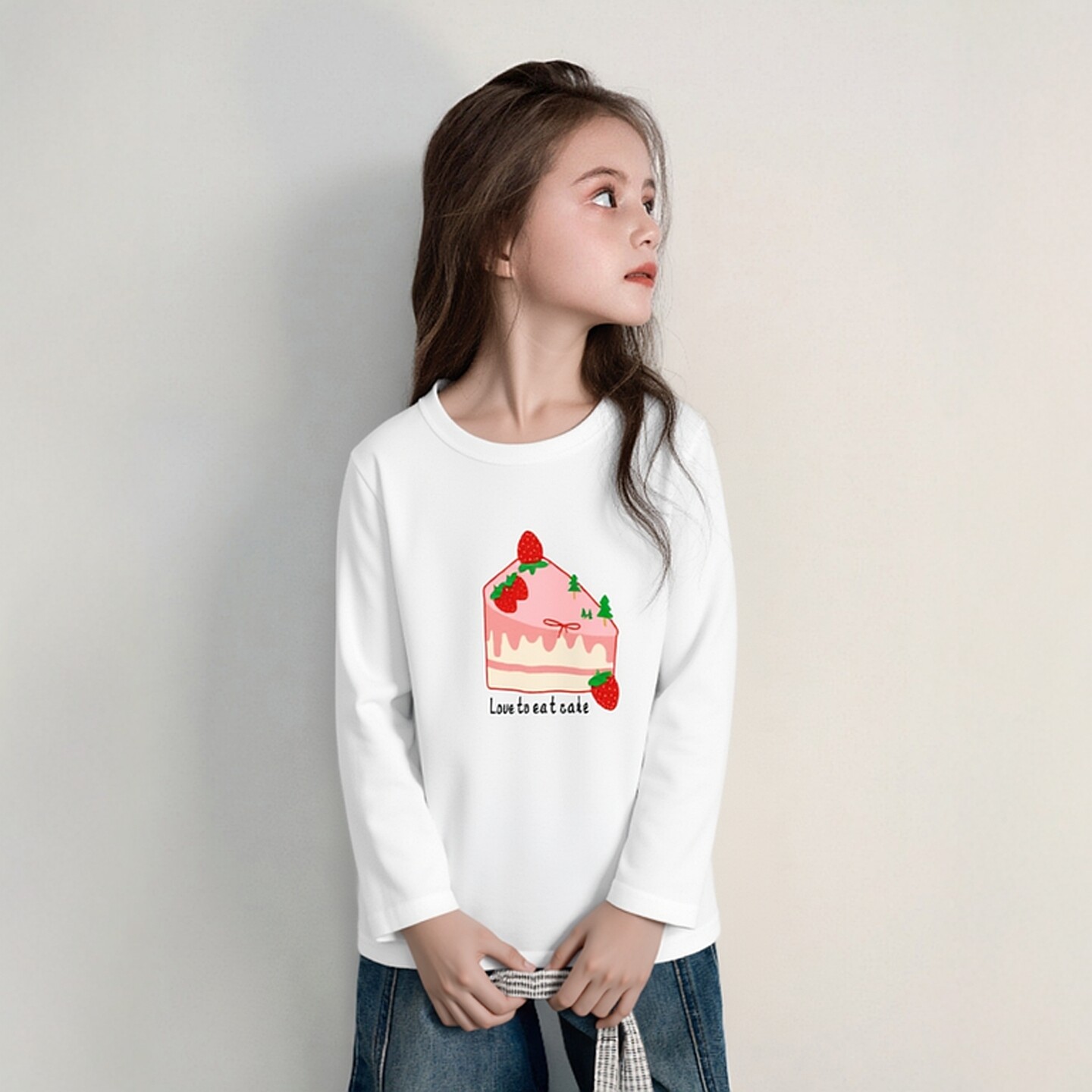 品牌外贸韩版童装2026春季 儿童服装长袖T恤女宝宝衣服纯棉打底衫