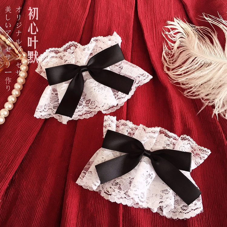 少女洛丽塔蕾丝手袖kc萌洋装lo娘