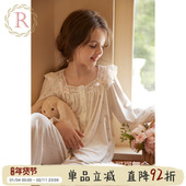 家居服女孩公主风套装 RoseTree儿童睡衣女孩2025新款 女童春秋长袖