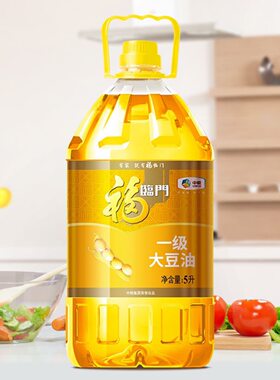 中粮福临门一级大豆油5L