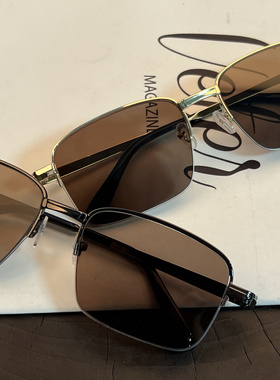 天然水晶眼镜东海老石头镜男女通用茶色新款式户外防强光太阳镜