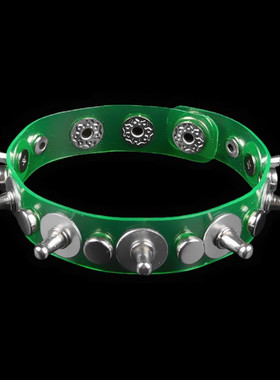 奶嘴钉圆形垫片翠绿色软塑料手链