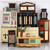 饰斗柜玄关桌鞋 美式 复古家具入户装 柜客厅电视柜餐边柜酒柜书桌