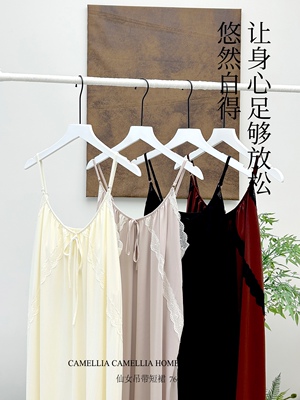 牛奶丝睡裙尚尼秀锦纶花边甜美夏