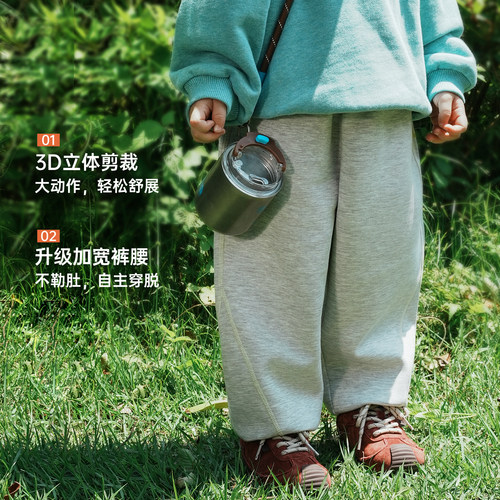 papa爬爬空气层休闲儿童卫裤T恤马甲