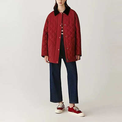 IC小禾巴恩风羊毛混纺羽绒服