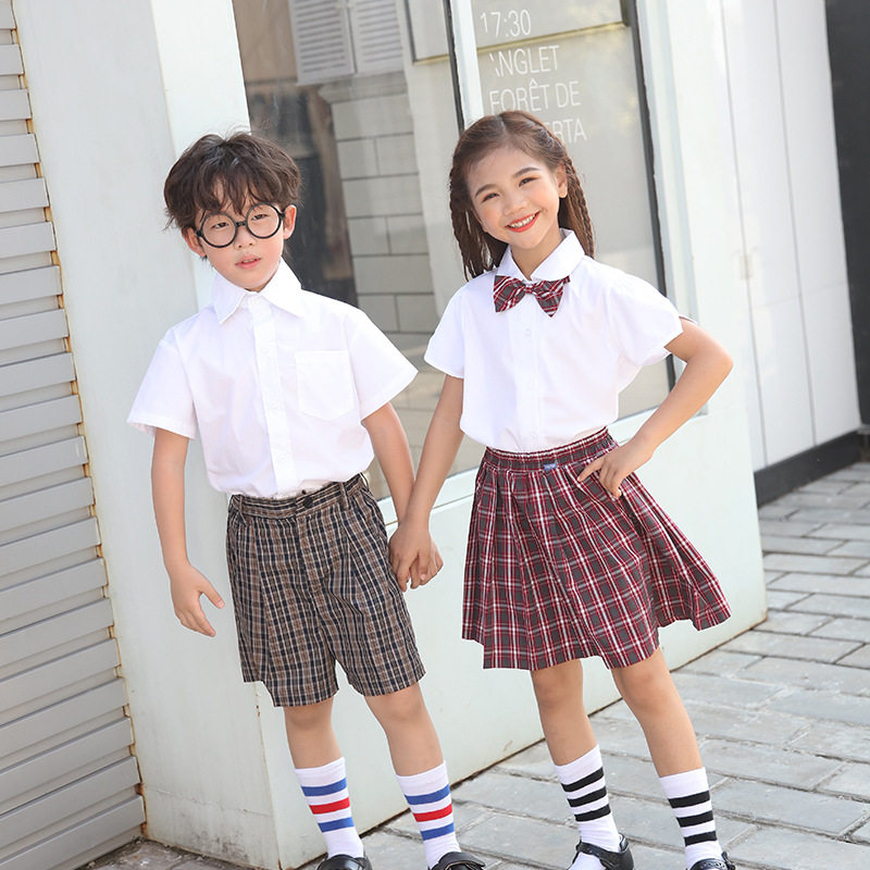 深圳市小学生校服礼服正品男女短校服/园服