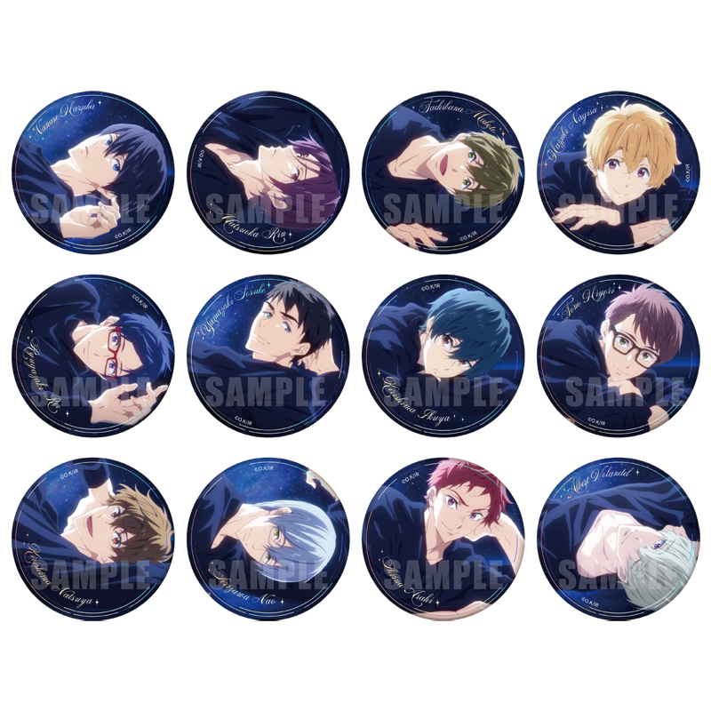 星河动漫 Free!七濑遥 松冈凛 周边 晚安系列 冰箱贴 盲盒