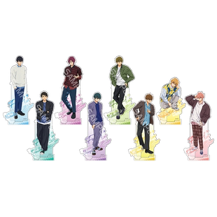 星河动漫 FREE！十周年系列 七濑遥松冈凛橘真琴款摆件 立牌周边