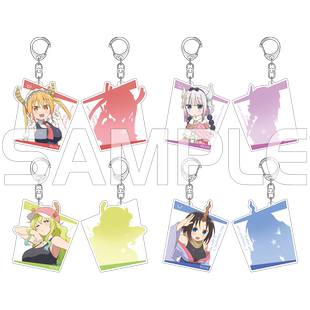 星河动漫 小林家的龙女仆  Elma Kanna Tohru 钥匙扣 挂件