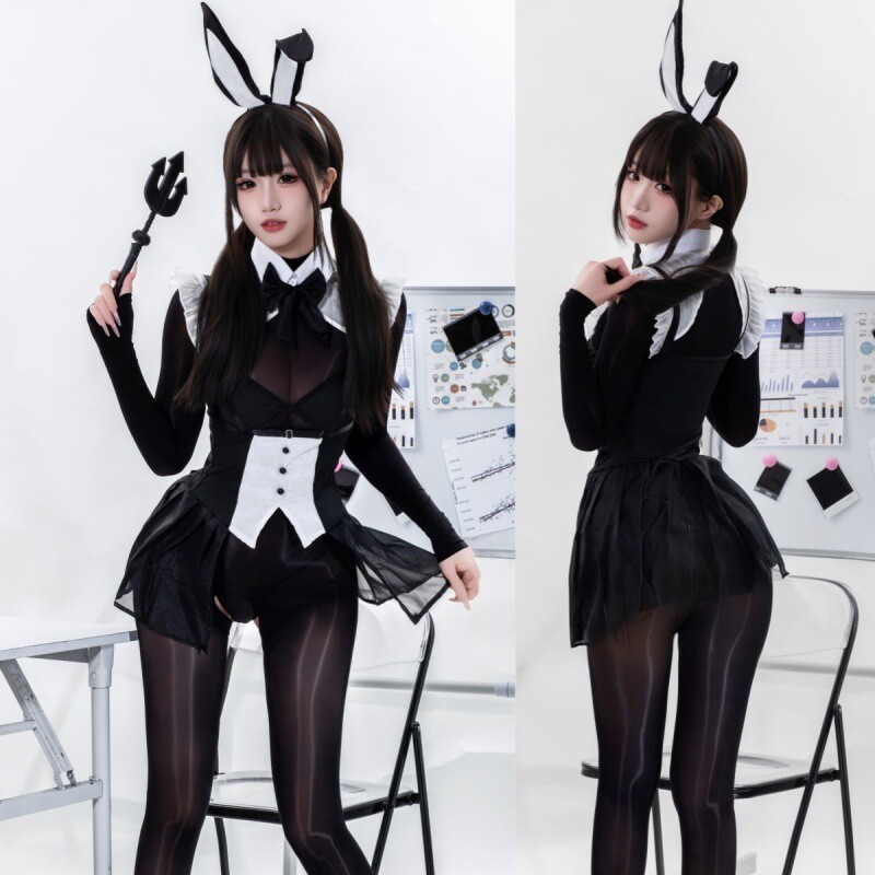兔女郎服装OL御姐秘书纯欲制服