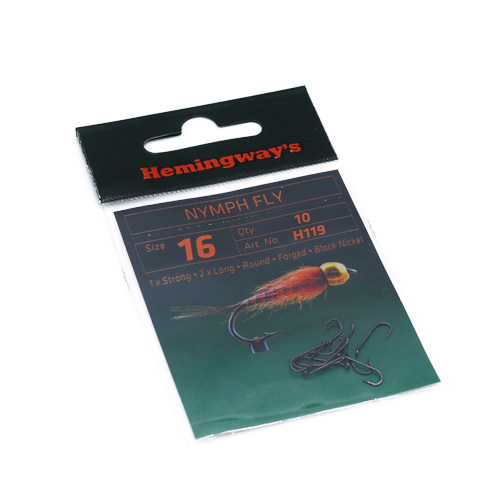 日本进口 Hemingway H119 若虫钩 飞钓钩 冰溪飞钓