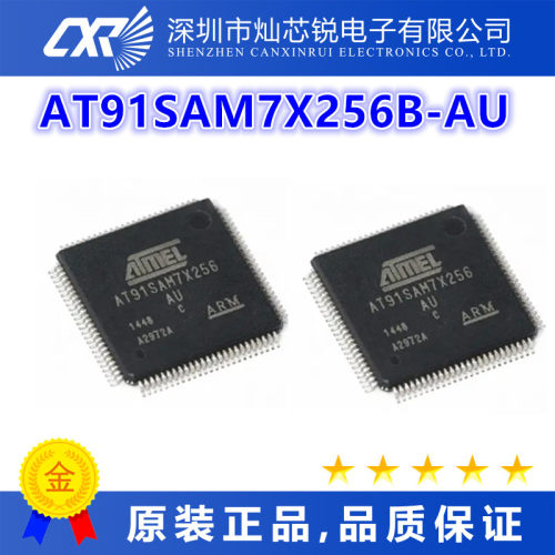 AT91SAM7X256B-AU  全新原装芯片IC集成电路电子元器件  先询后拍