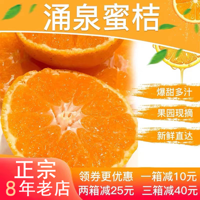 无核新鲜涌泉涌泉蜜桔蜜桔8-15