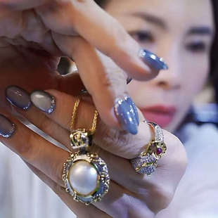 MBTP4811 百搭饰品 时尚 马背珠宝吊坠