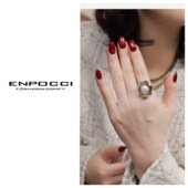 925银戒指 高级百搭戒指 时尚 S28P235707 S22P235012新款