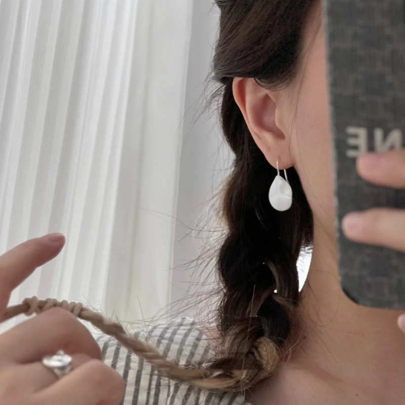 新款韩系高级感耳环简约拉丝耳钩女气质银叶片设计耳钉女冷淡耳坠,饰品/流行首饰/时尚饰品新,耳环,淘宝优惠券,粉丝福利购,淘宝优惠卷