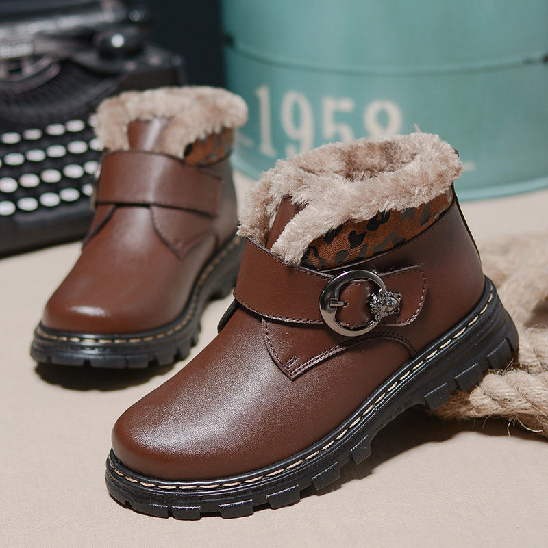 Chaussures enfants en cuir synthétique - Ref 1008483 Image 1