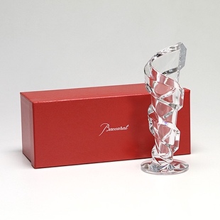 日本代购Baccarat巴卡拉法国手工Spirale飓风流线北欧极简风花瓶