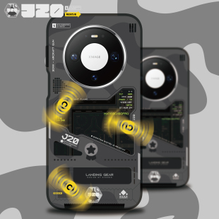 华为Mate80 鹰击长空J20 pro max 自带支架 XFOONG原创 70Pro双面imd手机壳软壳 设计师品牌