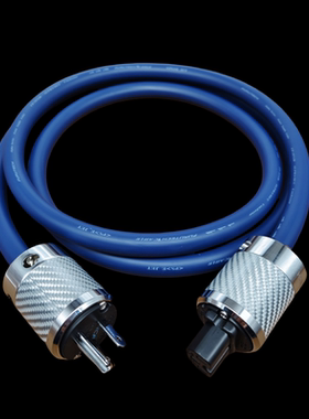 原装古河FP-3TS20 OCC蓝丝带发烧音响单晶铜电源线功放胆机连接线