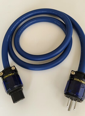 古河3TS20HIFI电源线单晶铜OCC发烧音响功放国标美标胆机电源线