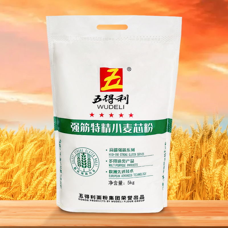 五得利强筋特精小麦芯粉5kg包子