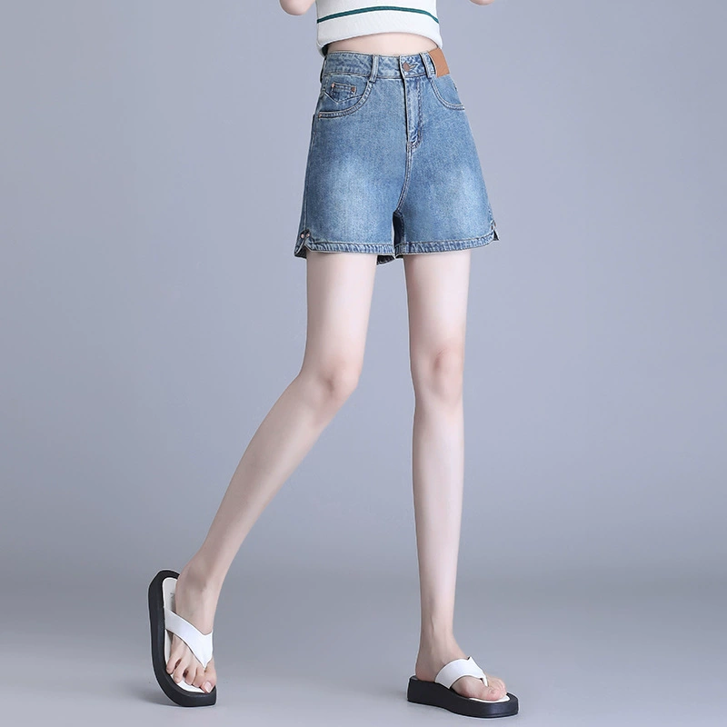 2026夏季高腰显瘦女牛仔短裤