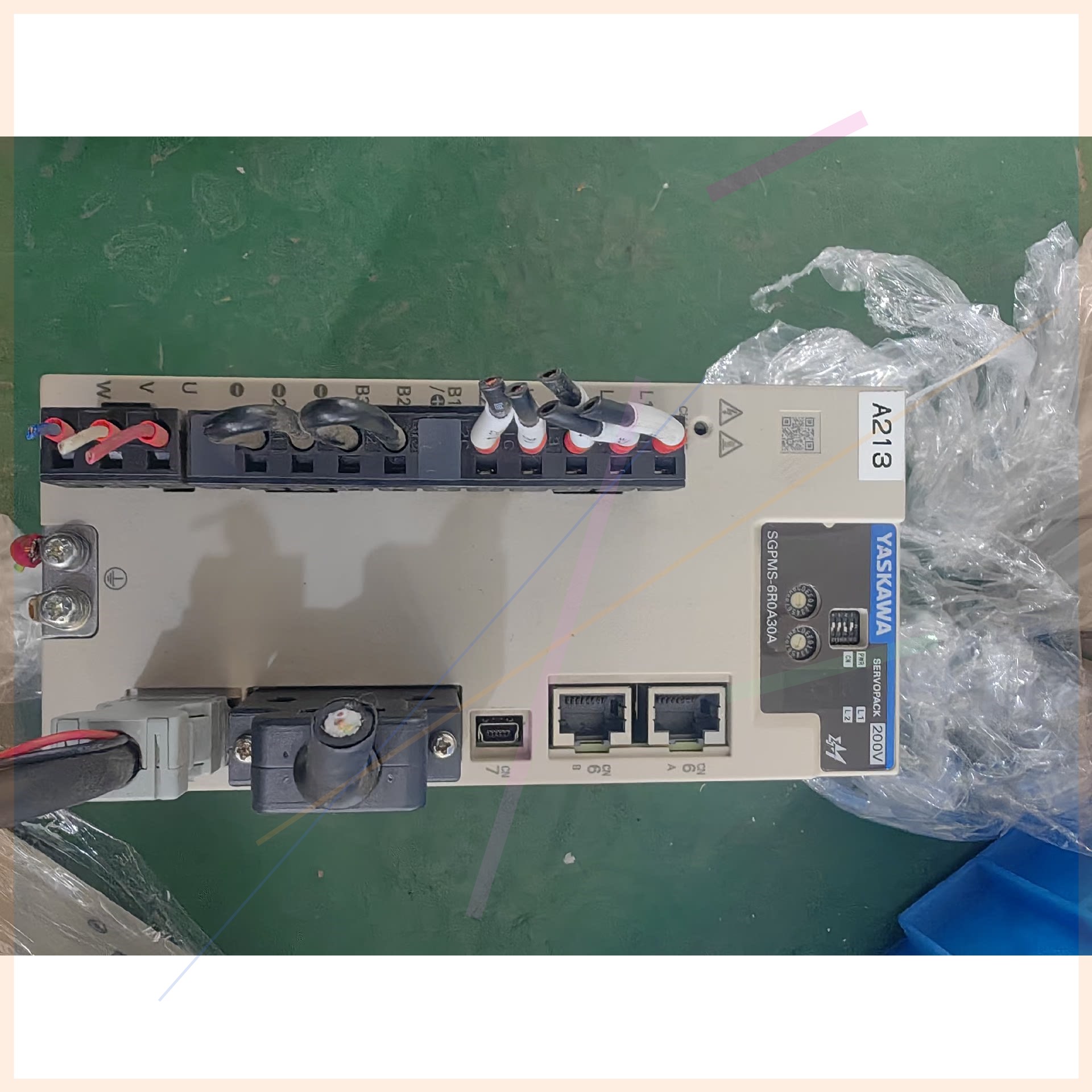 SGPMS-6R0A30A安川伺服驱动器二手拆机成色漂亮原装