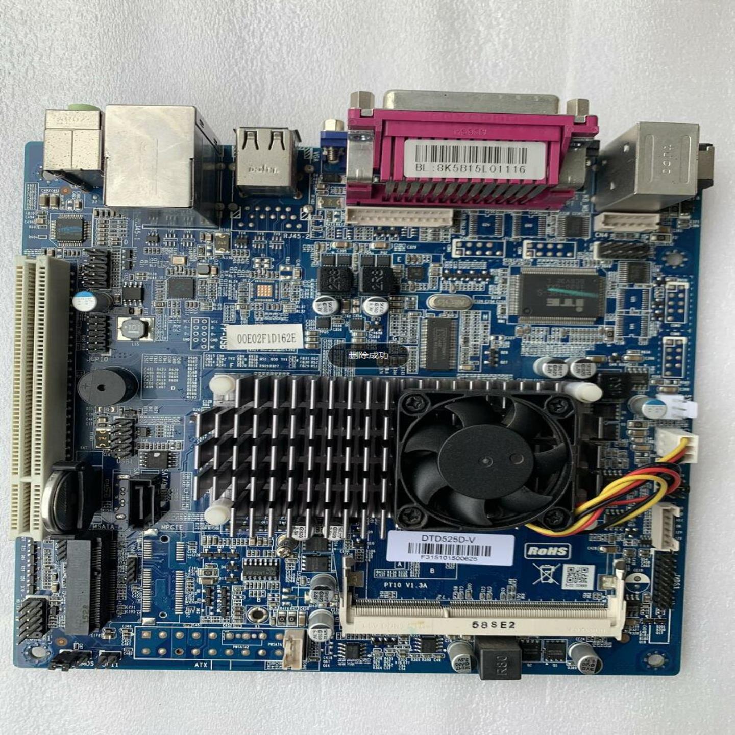 拆机 DTD525D-V PT10 V13 D525 DDR3 DTD525A-V 主板 17*17 现货