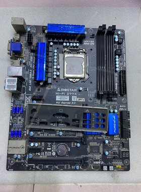 映泰HI-FI z77x豪华大板原装拆机实物图测试全好