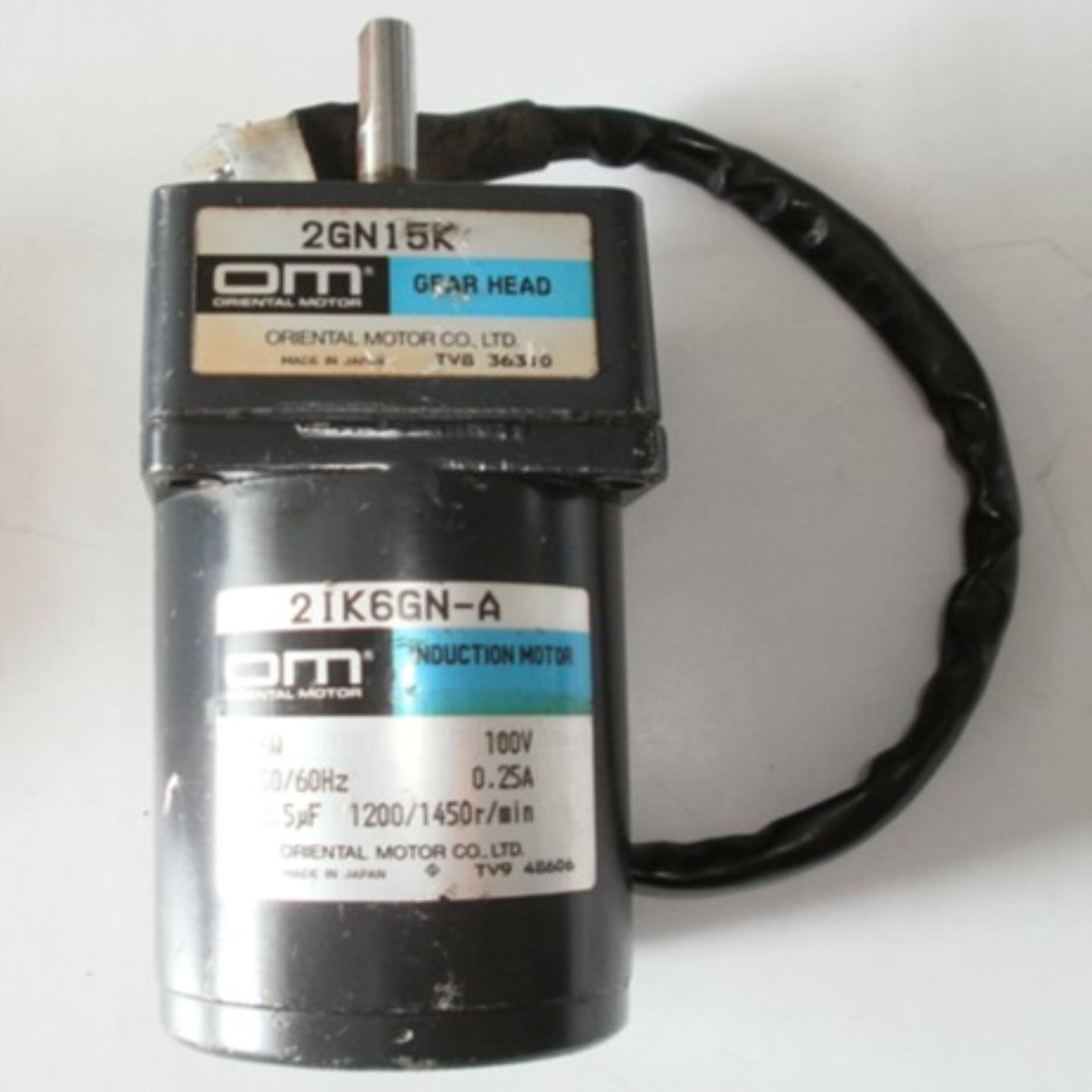 二手原装OM 日本东方马达 2IK6GN-A 加减速电机 2GN15K