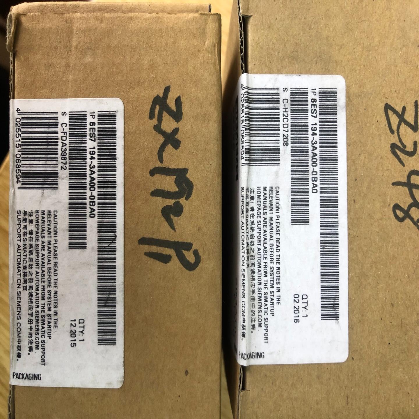 溢价&mdash;终端连接器6ES7 194-3AA00-0BA0未开